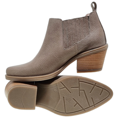 Botas Botinetas Cuero Mujer Tipo Texanas Caña Baja Riot 1622