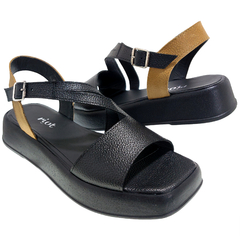 Sandalias Mujer Cuero Vacuno Riot Amina Bajas Urbanas Moda