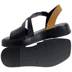 Sandalias Mujer Cuero Vacuno Riot Amina Bajas Urbanas Moda