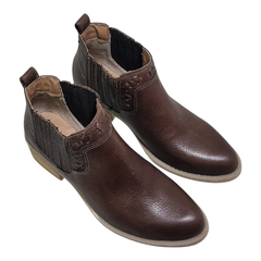 Botas Botinetas Cuero Mujer Tipo Texanas Charros Riot Anush (RIANUSH) - Zona Shop