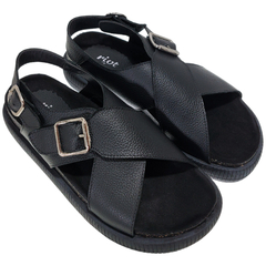 Sandalias Mujer Verano Cuero Vacuno Riot Chaima Tipo Birk