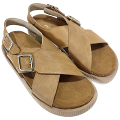 Sandalias Mujer Verano Cuero Vacuno Riot Chaima Tipo Birk