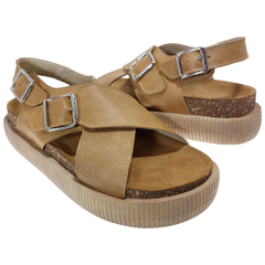 Sandalias Mujer Verano Cuero Vacuno Riot Chaima Tipo Birk