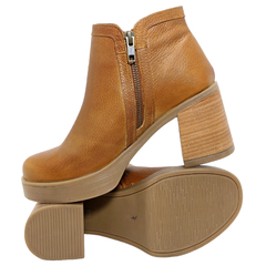 Botas Mujer Cuero Vacuno Riot Fairuz Botinetas Plataforma