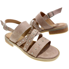 Sandalias Mujer Bajas Cuero Riot Frida Urbanas Livianas