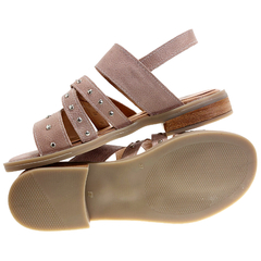 Sandalias Mujer Bajas Cuero Riot Frida Urbanas Livianas