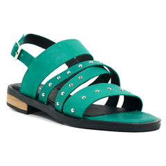 Sandalias Mujer Bajas Cuero Riot Frida Urbanas Livianas