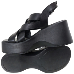 Sandalias Mujer Verano Cuero Vacuno Plataformas Riot Hana
