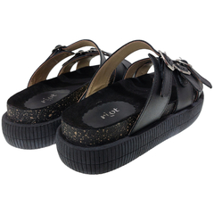 Sandalias Mujer Bajas Verano Urbanas Cuero Vacuno Riot Leila
