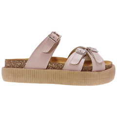 Sandalias Mujer Bajas Verano Urbanas Cuero Vacuno Riot Leila