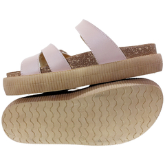 Sandalias Mujer Bajas Verano Urbanas Cuero Vacuno Riot Leila