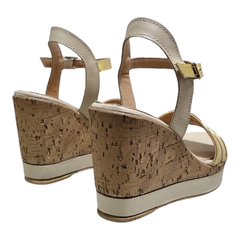 Sandalias Mujer Taco Chino Altas Cuero Vacuno Riot Milena (RIMILENA)