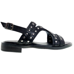 Sandalias Mujer Bajas Moda Urbana Cuero Comodas Riot Raina