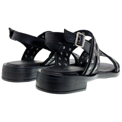 Sandalias Mujer Bajas Moda Urbana Cuero Comodas Riot Raina