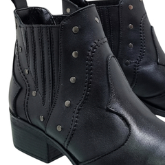 Botas Texanas Cuero Vacuno Mujer Botinetas Riot Sevan Cortas (RISEVAN)