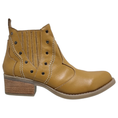 Botas Texanas Cuero Vacuno Mujer Botinetas Riot Sevan Cortas (RISEVAN)