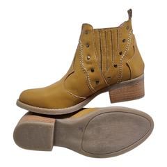 Botas Texanas Cuero Vacuno Mujer Botinetas Riot Sevan Cortas (RISEVAN) - comprar online