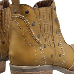 Botas Texanas Cuero Vacuno Mujer Botinetas Riot Sevan Cortas (RISEVAN) - tienda online