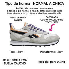 Zapatillas Deportivas Mujer Reebok Classic Leather Cuero (RKCLASLT) - Zona Shop