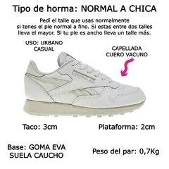 Zapatillas Deportivas Mujer Reebok Classic Leather Cuero (RKCLASLT) en internet