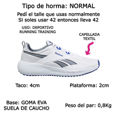 Zapatillas Deportivas Reebok Hombre Running Lite Plus 4 Gym (RKLITEP4) - Zona Shop