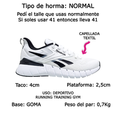 Zapatillas Reebok Deportivas Hombre Running Nano Gym Sports (RKNANGYM) - Zona Shop