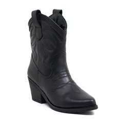 Botas Texanas Mujer Caña Media Cuero Clasicas Savage Gz 91