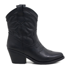 Botas Texanas Mujer Caña Media Cuero Clasicas Savage Gz 91