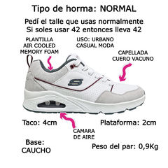Zapatillas Hombre Cuero Skechers Urbanas Camara Aire 183020 (SK183020) - comprar online