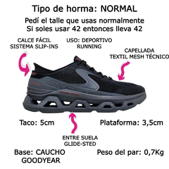 Zapatillas Skechers Glide Step Run Hombre Deportivas 232921 (SK232921) - comprar online