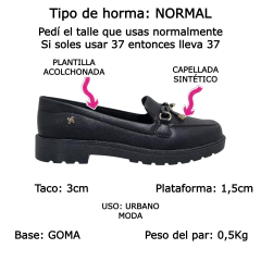 Imagen de Mocasines Mujer Softli Clasicos Plantilla Acolchonada 10015 (SO10015)