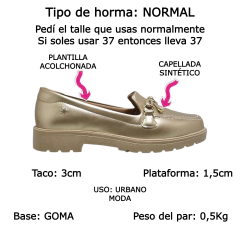 Imagen de Mocasines Mujer Softli Clasicos Plantilla Acolchonada 10015 (SO10015)