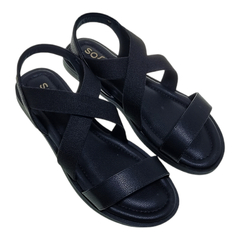 Sandalias Mujer Softli Bajas 10079 Acolchonadas Tipo Romanas (SO10079) en internet