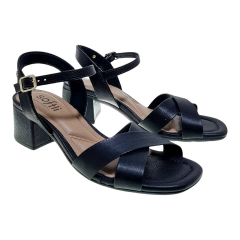 Sandalias Mujer Softli 10087 Acolchonadas Taco Oficina Moda (SO10087) - Zona Shop
