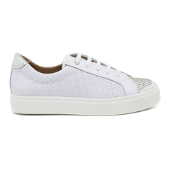 Zapatillas Mujer Sucre 1011 Urbanas Cuero Vacuno Grabado con Micro Tachas