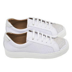 Zapatillas Mujer Sucre 1011 Urbanas Cuero Vacuno Grabado con Micro Tachas