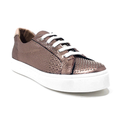 Zapatillas Mujer Sucre 1011 Urbanas Cuero Vacuno Grabado con Micro Tachas