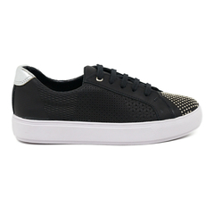 Zapatillas Mujer Sucre 1011 Urbanas Cuero Vacuno Grabado con Micro Tachas