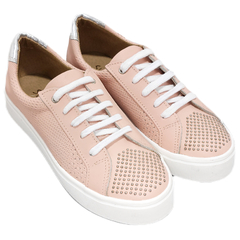 Zapatillas Mujer Sucre 1011 Urbanas Cuero Vacuno Grabado con Micro Tachas