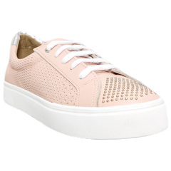 Zapatillas Mujer Sucre 1011 Urbanas Cuero Vacuno Grabado con Micro Tachas