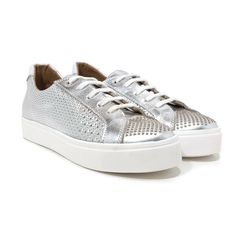 Zapatillas Mujer Sucre 1011 Urbanas Cuero Vacuno Grabado con Micro Tachas