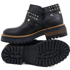 Botas Mujer Cuero Vacuno Botinetas Bajas Clasicas Sucre 3553
