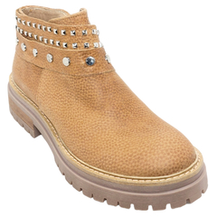 Botas Mujer Cuero Vacuno Botinetas Bajas Clasicas Sucre 3553
