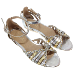 Sandalias Bajas Mujer Tipo Guarachas Cuero Vacuno Sucre 3744