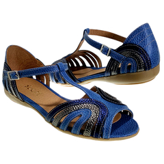 Sandalias Mujer Cuero Bajas Sucre 3775 Tipo Guarachas