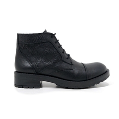 Borcego Bota Corta Cuero Mujer Sucre Art 4319