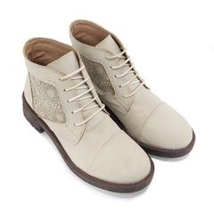 Borcego Bota Corta Cuero Mujer Sucre Art 4319