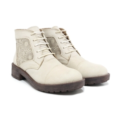Borcego Bota Corta Cuero Mujer Sucre Art 4319