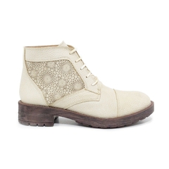 Borcego Bota Corta Cuero Mujer Sucre Art 4319