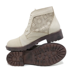 Borcego Bota Corta Cuero Mujer Sucre Art 4319